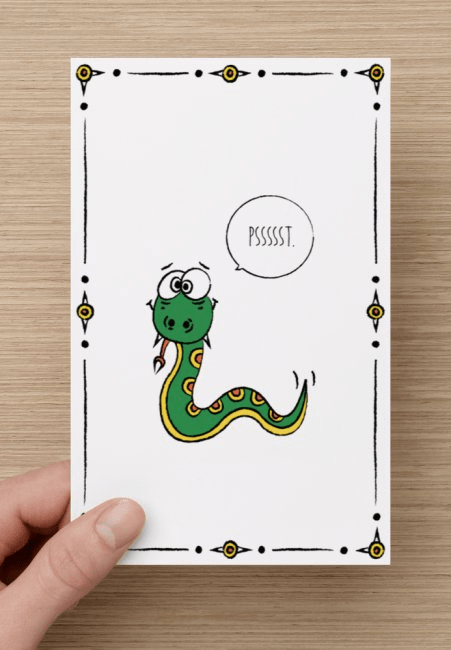 Snake, Print Example, Exterior