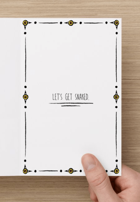 Snake, Print Example, Interior