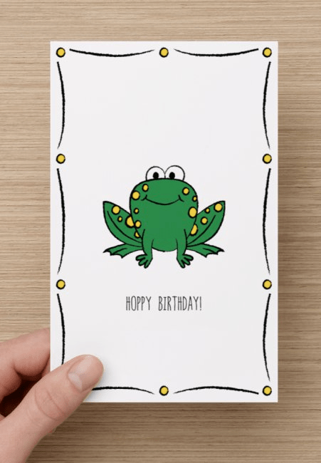 Frog, Print Example, Exterior